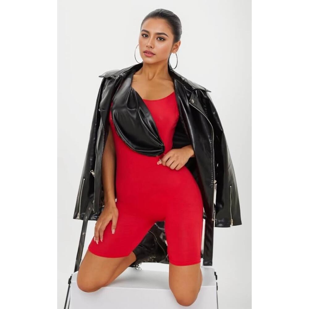 Speerise Women's Sleeveless One Piece Jumpsuit‎ Athletic Athleisure Small Y2K